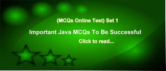 100 Important Java MCQ (MCQs Online Test) – Csitweb.com